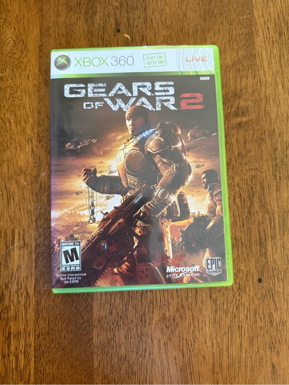 Microsoft Xbox 360 Gears of War 2 - Green Case